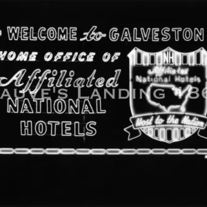 Galveston welcome sign