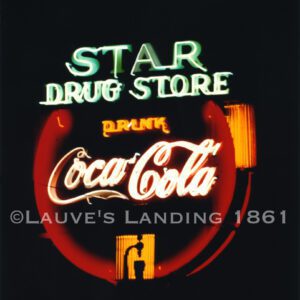 Star Drug Store neon sign