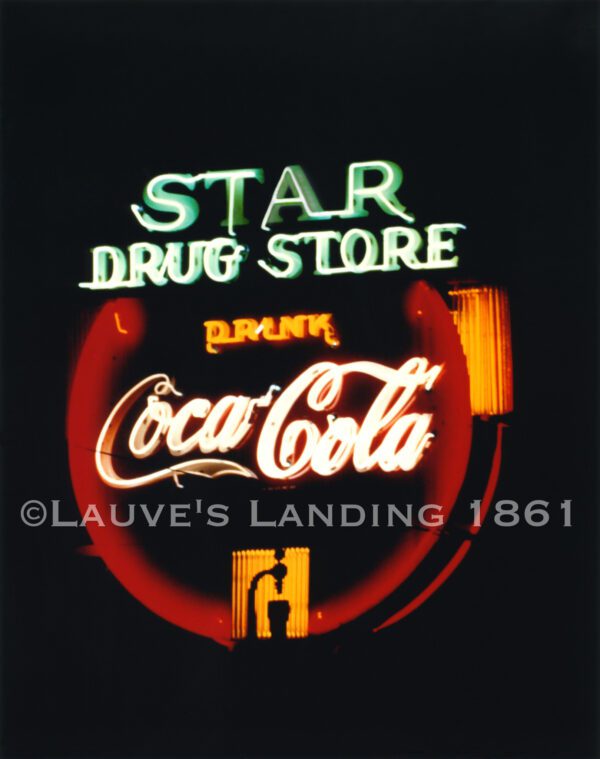 Star Drug Store neon sign