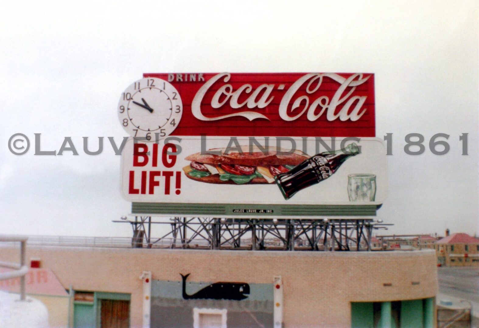 A Coca-Cola billboard advertisement